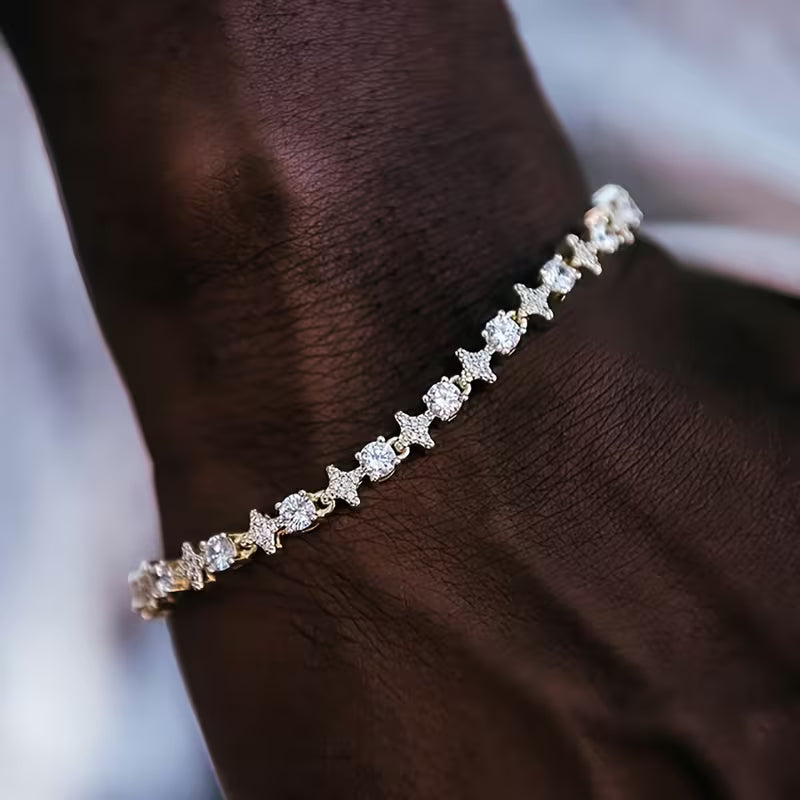 Iced Stone Tennis Bracelet