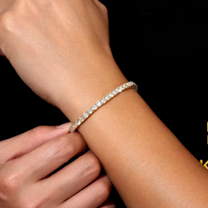 White Tennis Bracelet