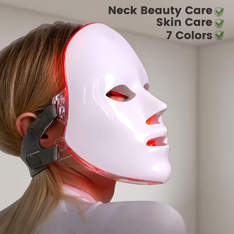 LumiGlow 7-Color LED Facial Beauty Mask