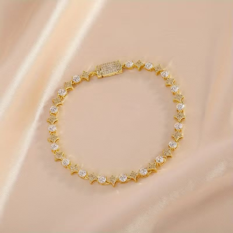 Iced Stone Tennis Bracelet