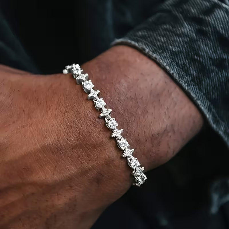 Iced Stone Tennis Bracelet
